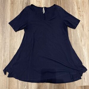 Women's Navy Blue Top